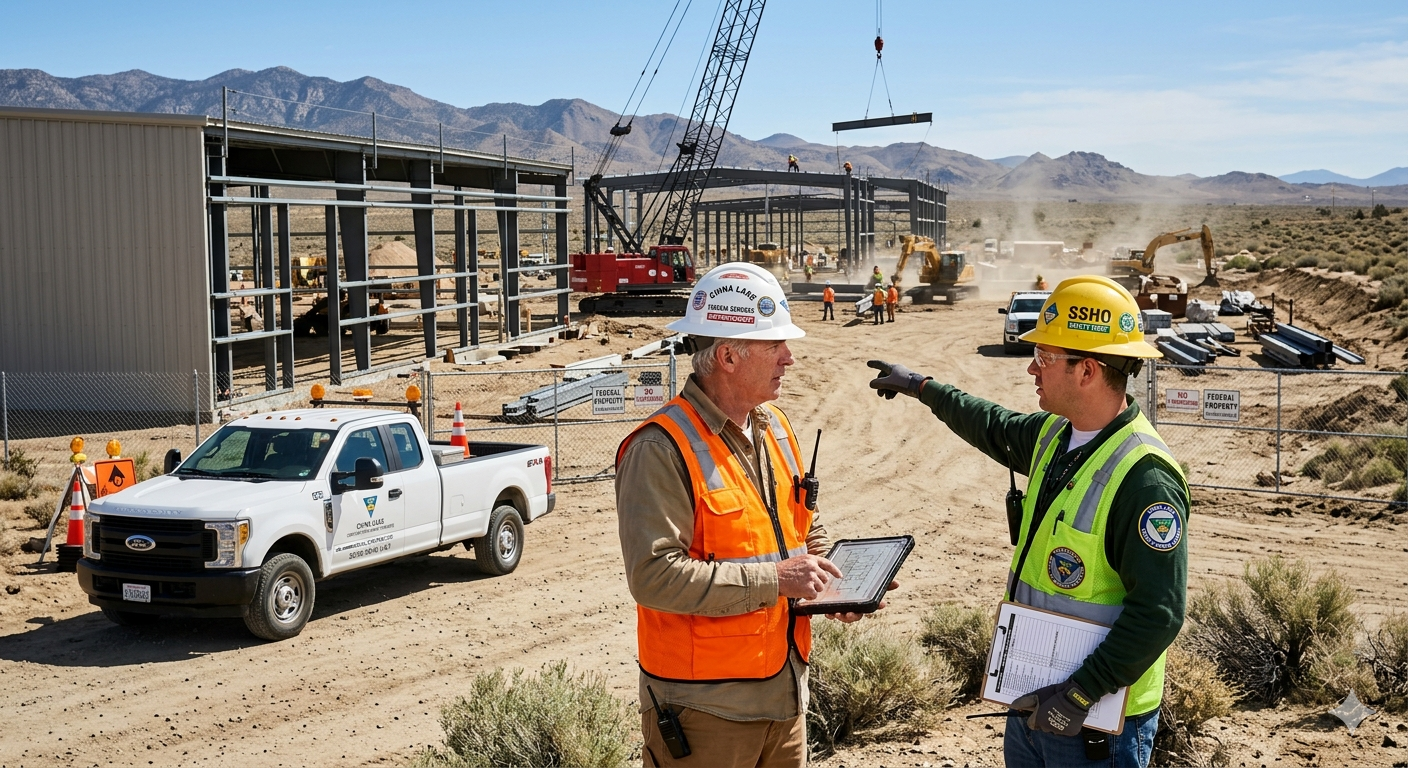 China Lake construction support services providing superintendent and SSHO expertise for federal projects.