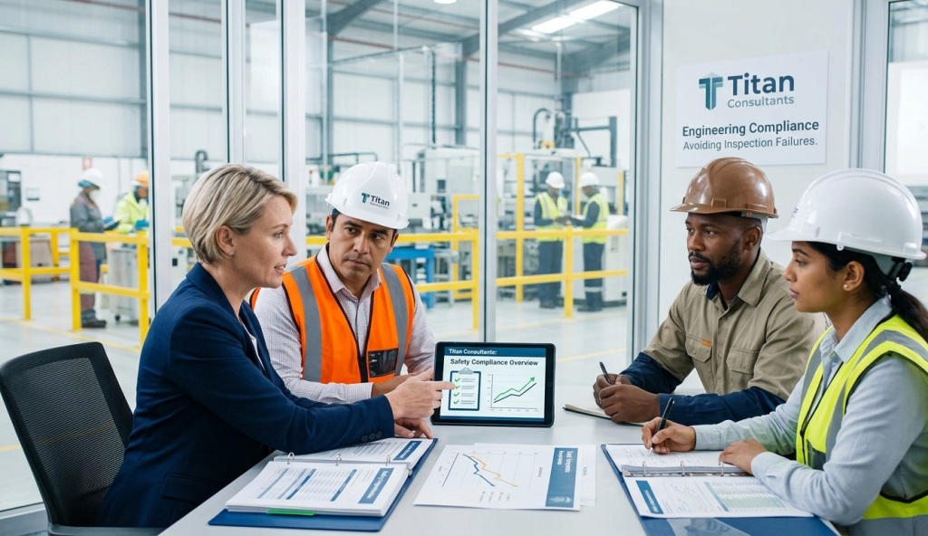 Discover real causes of government safety inspection failures and how to avoid them. Stay compliant with expert support from Titan Consultants.