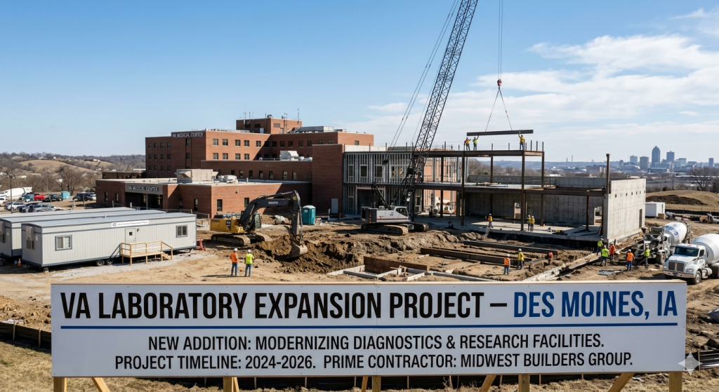 VA LABORATORY EXPANSION PROJECT – DES MOINES, IA