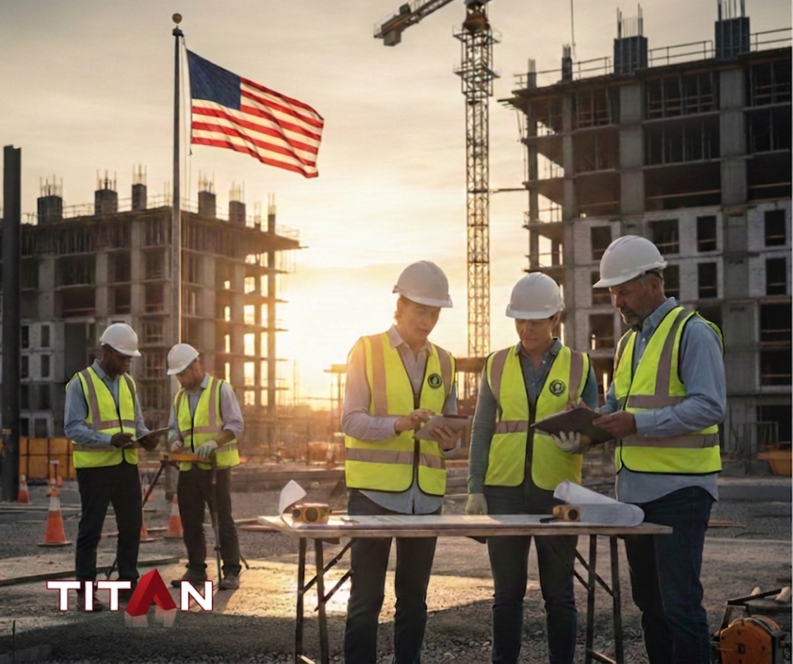 Construction Quality Control Manager conducting a jobsite inspection