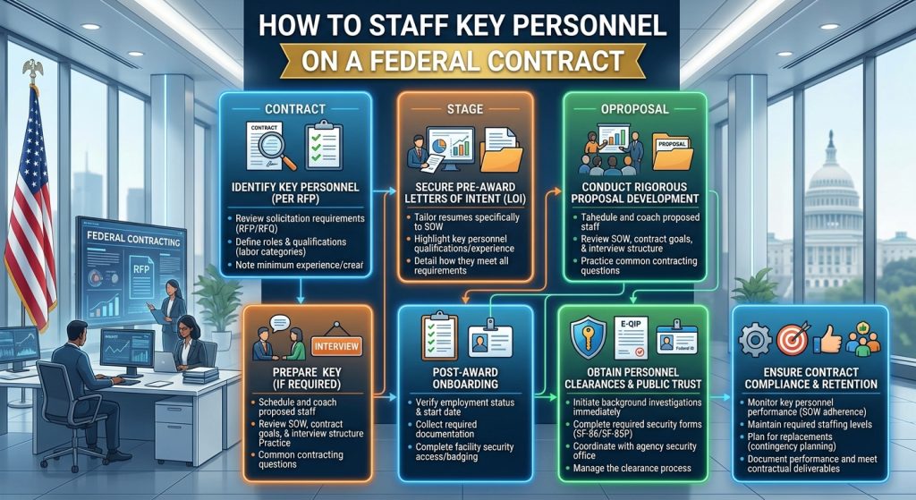 How to Staff Key Personnel on a Federal Contract